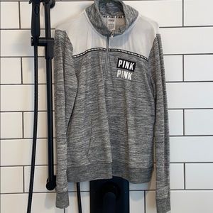 1/4 zip VS PINK sweatshirt